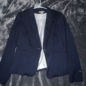 Blue suit jacket blazer